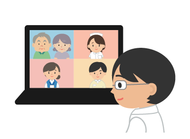 予定調整機能つきオンラインカンファレンス会議のアイコン